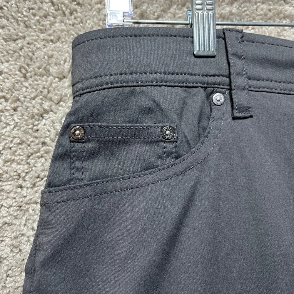 Gerry Outdoor Adventure Pants Mens 34x32 Gray Stretch Waistband 5-Pocket EUC